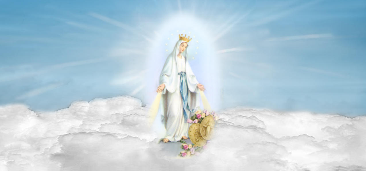 Lady of the Miraculous Medal B Blue
